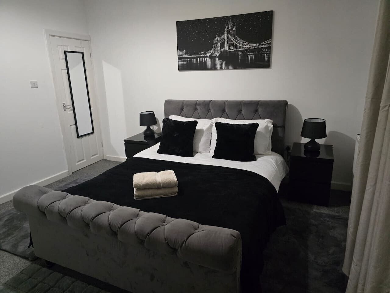 Desk, iron/ironing board, WiFi (free), bed sheets