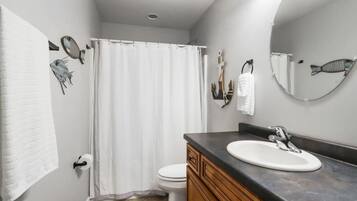 Hair dryer, towels
