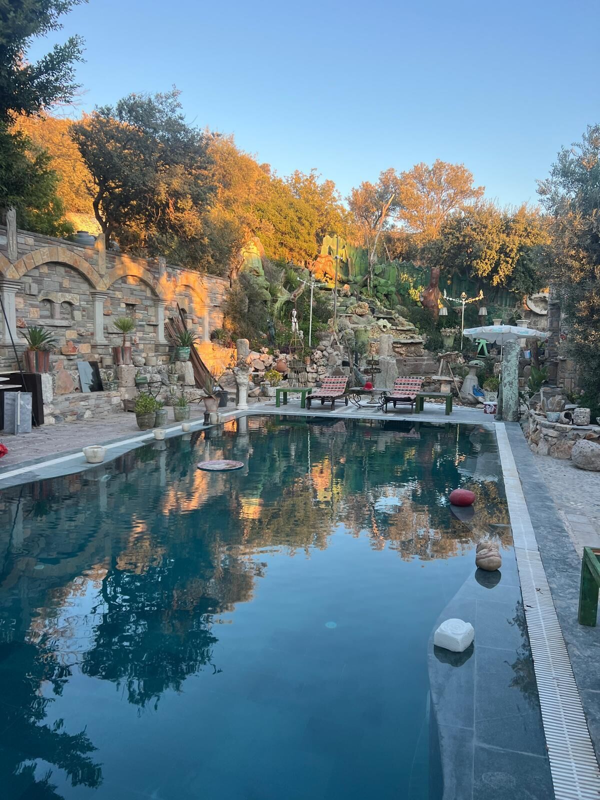 Seasonal outdoor pool