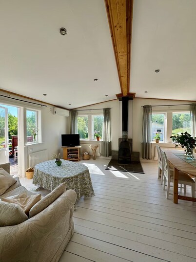 Fully equipped holiday home in Dals-Ed. 3 minutes by car from the Moose Ranch.