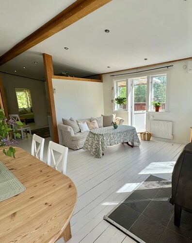 Fully equipped holiday home in Dals-Ed. 3 minutes by car from the Moose Ranch.