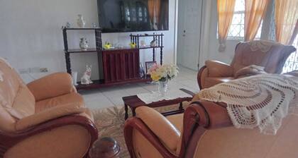 3-bedroom house in serene New Montrose, with cool AC overlooking Kingstown