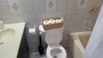 Serviettes fournies, savon, papier toilette