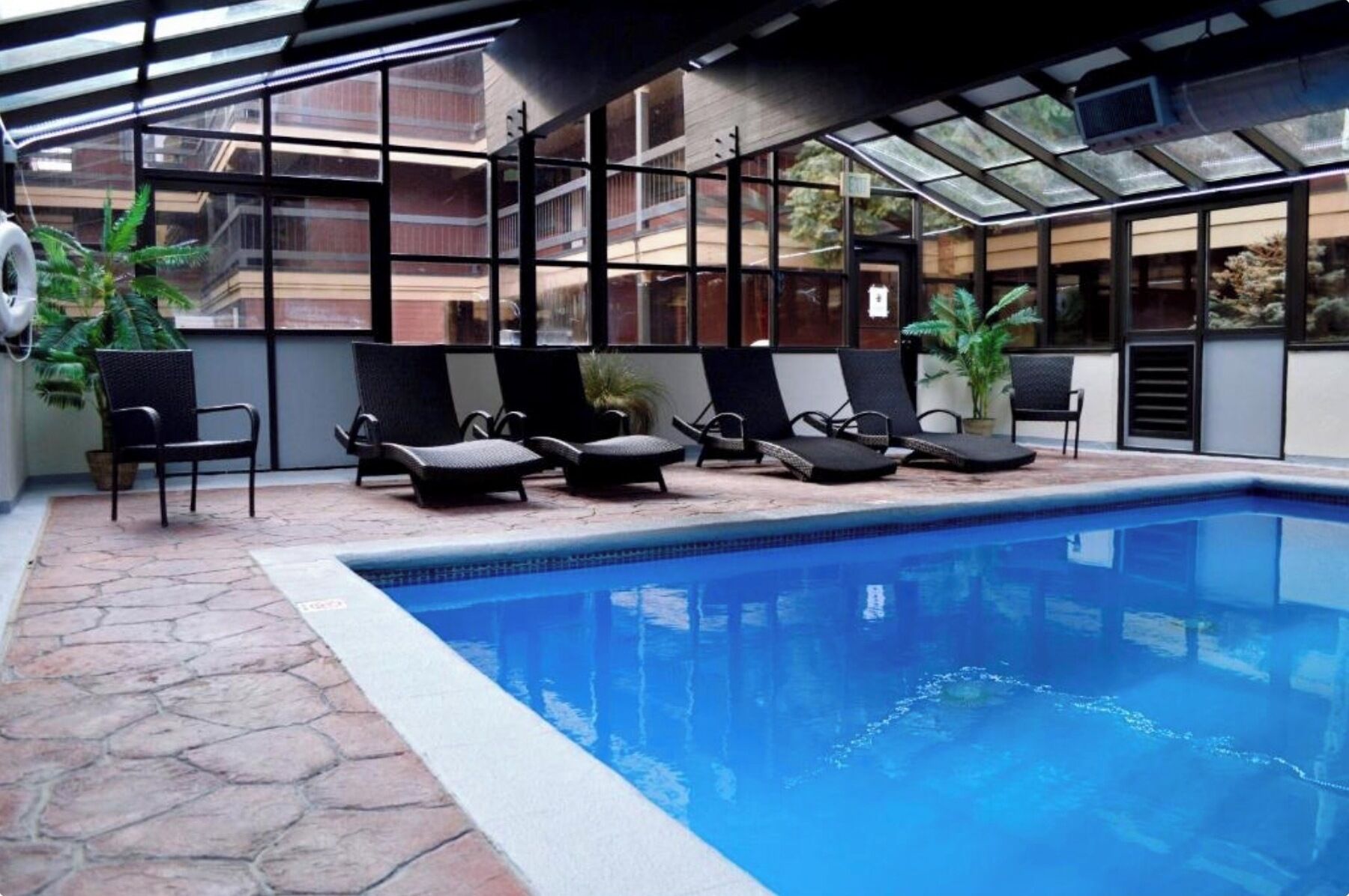 Indoor pool, a heated pool