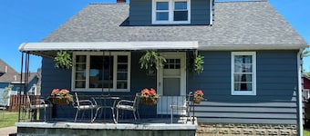3-bedroom house across the street from marina and beach, close to boat launch.