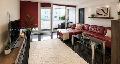 Modern city apartment with underground parking