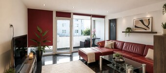 Modern city apartment with underground parking