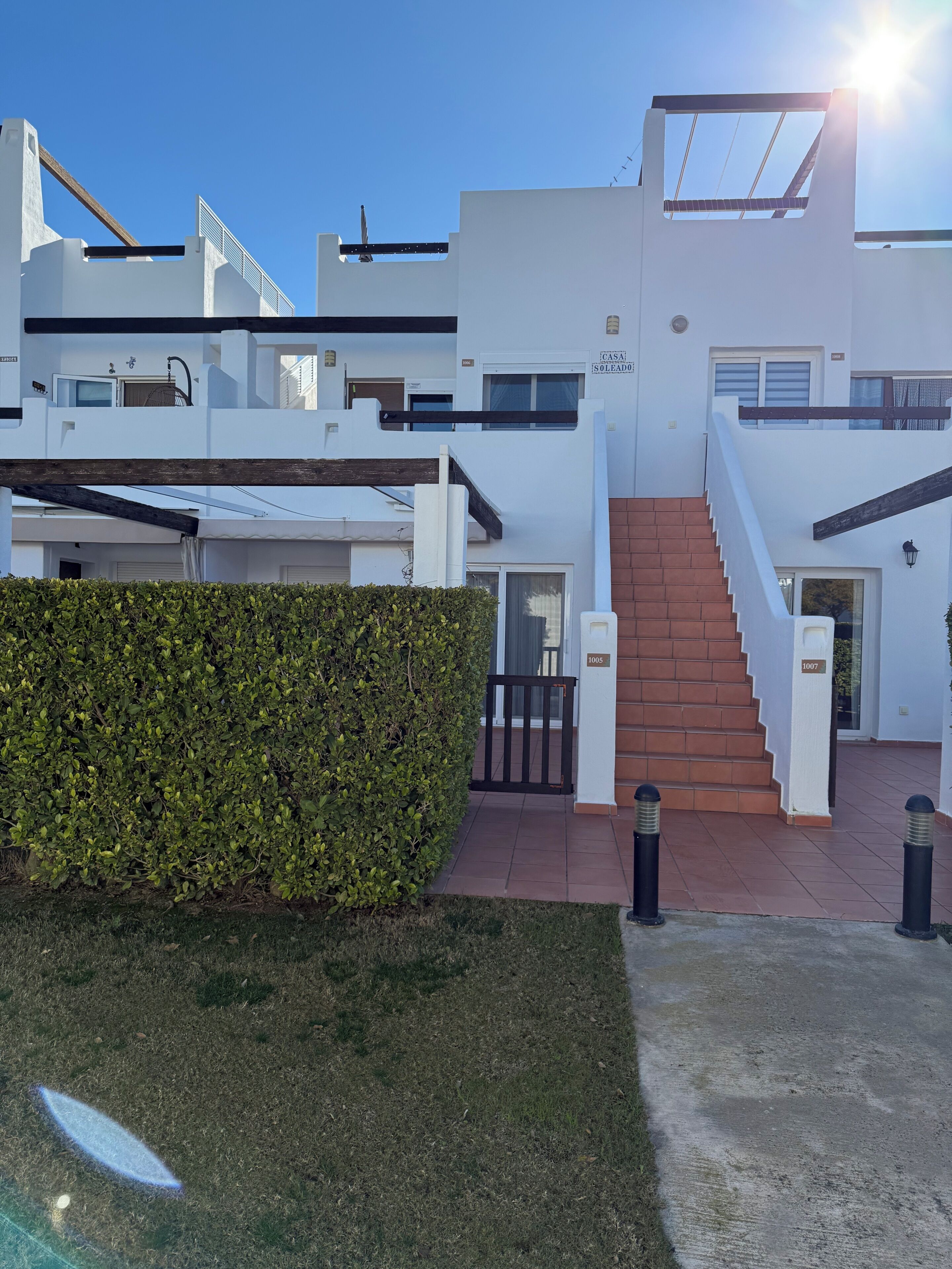 Entrance to the property 