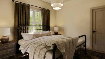 4 bedrooms, desk, travel crib, WiFi