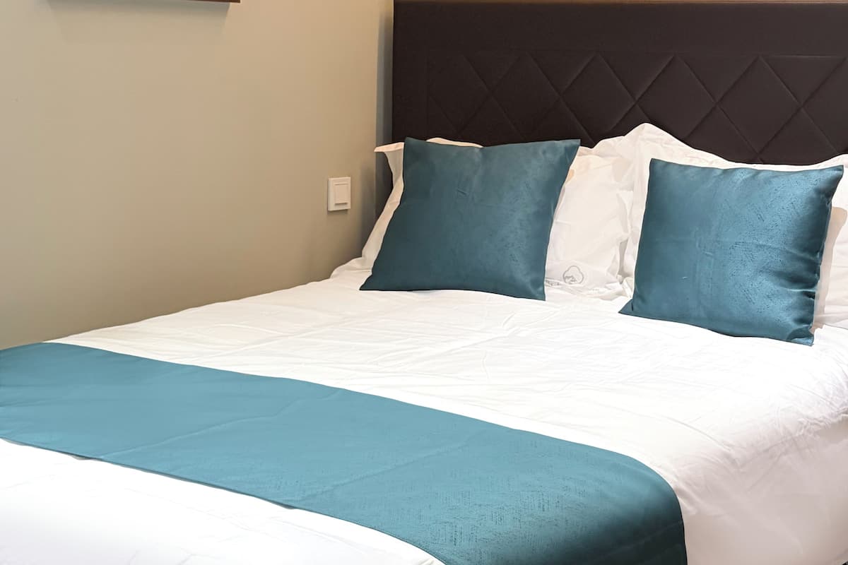 Junior Double Room | Premium bedding, down duvets, laptop workspace, free WiFi