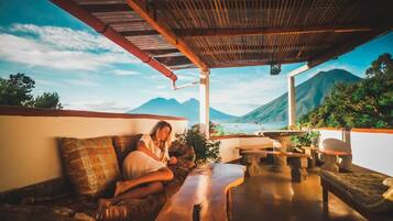 Superior Suite, Balcony, Lake View | Terrace/patio
