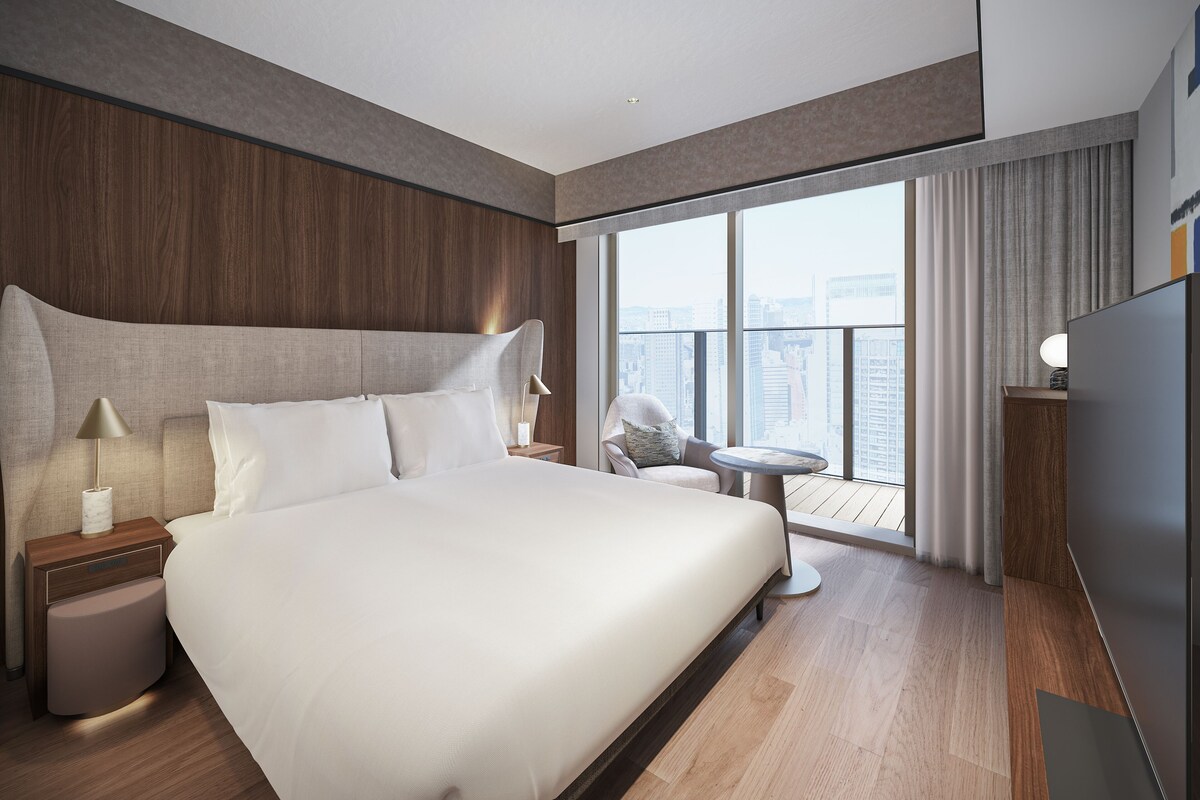 Superior-Zimmer, 1 King-Bett, Balkon | Verdunkelungsvorhänge, kostenloses WLAN