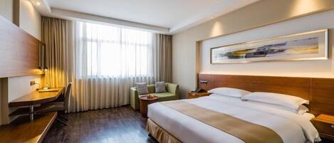Blackout drapes, iron/ironing board, free WiFi
