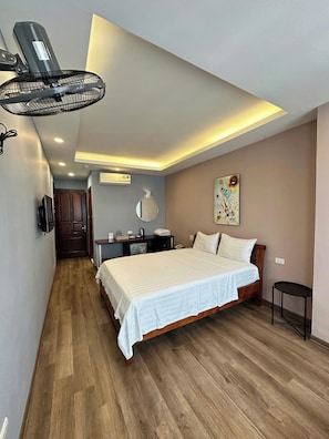 Superior Double Room, Non Smoking, City View | In-room safe, desk, laptop workspace, blackout drapes - Crown Luxury Hotel (Ha Noi)