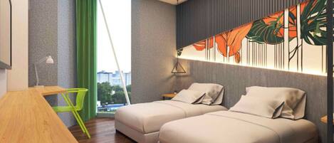 Standard Double Room | Iron/ironing board, free WiFi, bed sheets