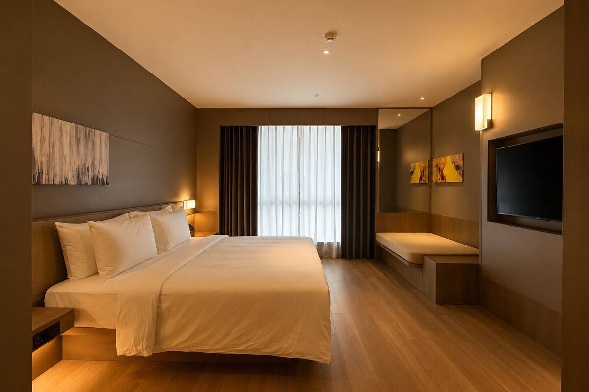 Deluxe Double Room | Iron/ironing board, WiFi (free)