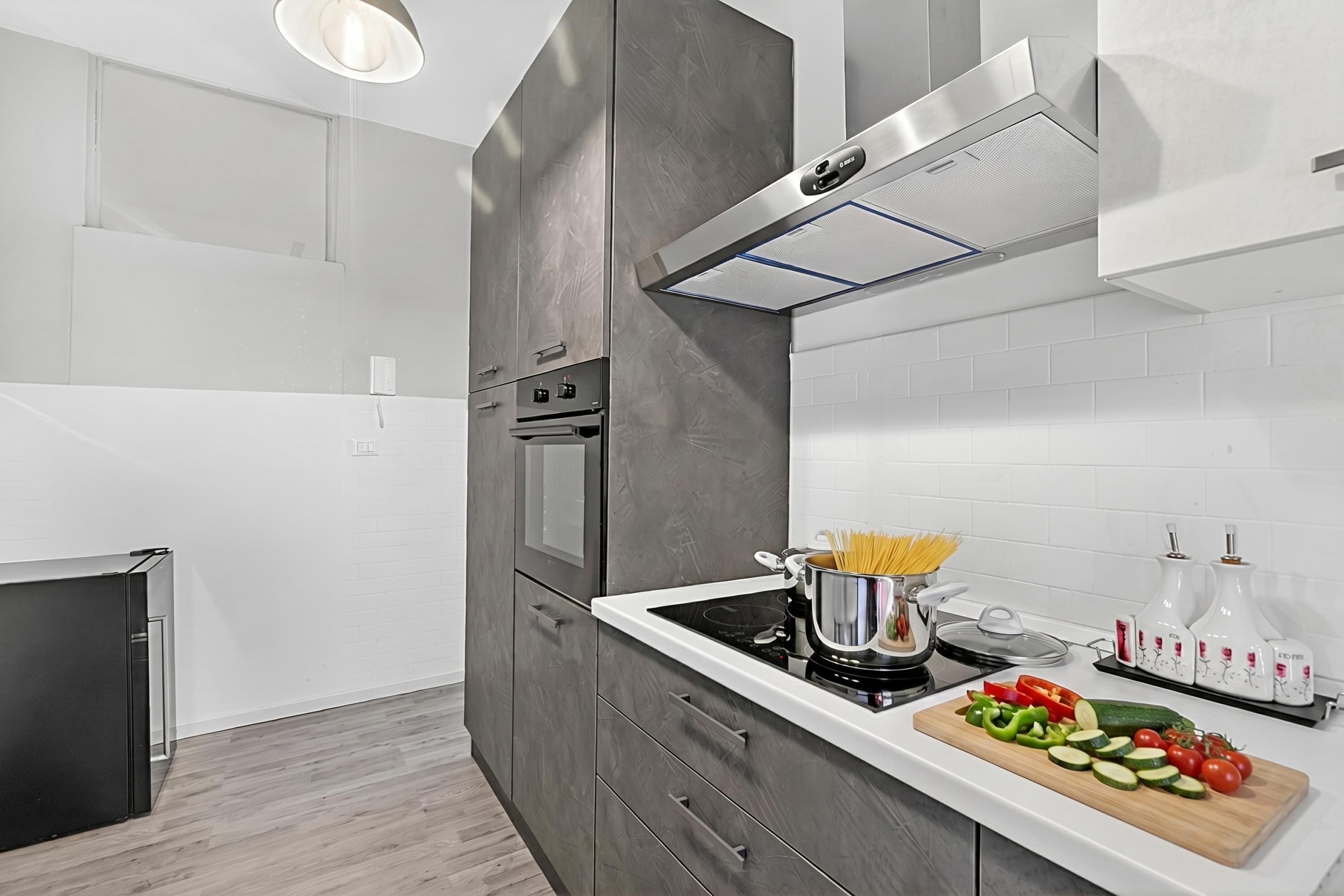 Appartamento Standard, 3 camere da letto, balcone (Bono Deluxe: 3BR Home in Desenzano) | Cucina privata