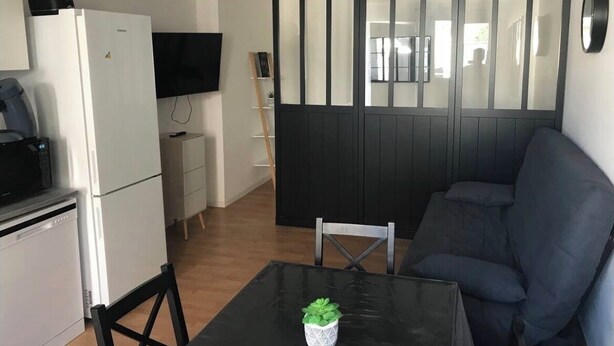 Living area - CHAMBORD Apartment with a garden (Saint-Laurent-Nouan)
