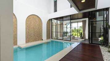 Villa, 2 habitaciones, alberca privada, vista a la playa | Alberca | Alberca al aire libre