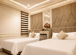 Habitación familiar con 1 cama matrimonial o 2 individuales | Wifi gratis 