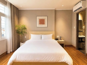 Deluxe Double Room | Peralatan tempat tidur hipoalergenik, Wi-fi percuma, cadar katil 