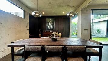 Deluxe Villa, Private Pool, Pool View | Dining