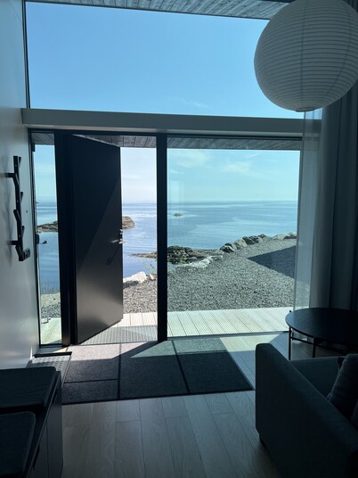 High end sea cabins at Å in Lofoten. Cabin nr. 3