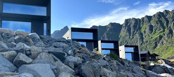 High end sea cabins at Å in Lofoten. Cabin nr. 4