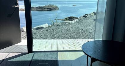 High end sea cabins at Å in Lofoten. Cabin nr. 4