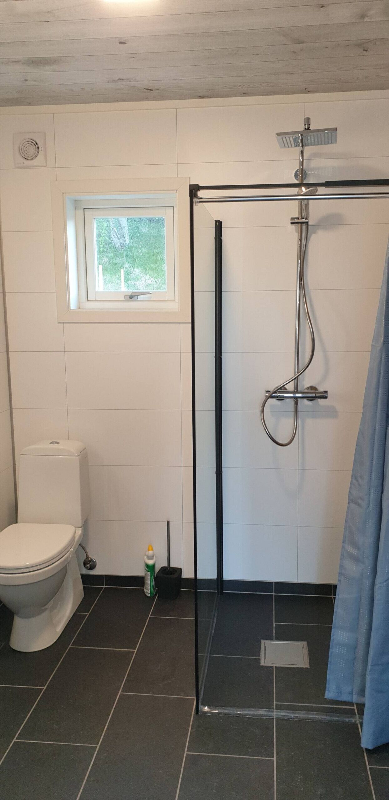 Suihku, hiustenkuivaaja, pyyhkeet