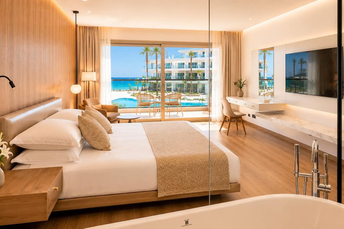 Deluxe Double or Twin Sea View Room with Jacuzzi