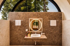 Deluxe Cottage | Bathroom | Slippers - ELIVAAS Tanira Farms Moonrise with Pool (Hullegaudanahalli)