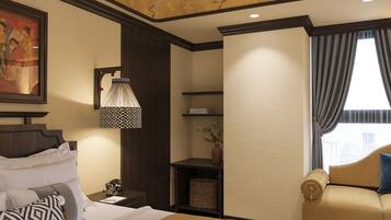Deluxe Double Room, City View | In-room safe, desk, blackout drapes, soundproofing