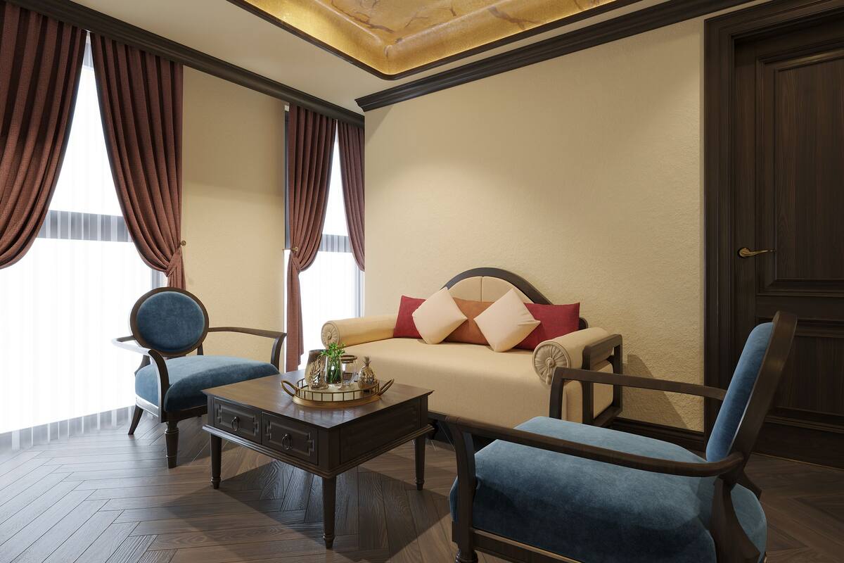 Suite Grand, 2 habitaciones, vistas a la ciudad | Zona de estar