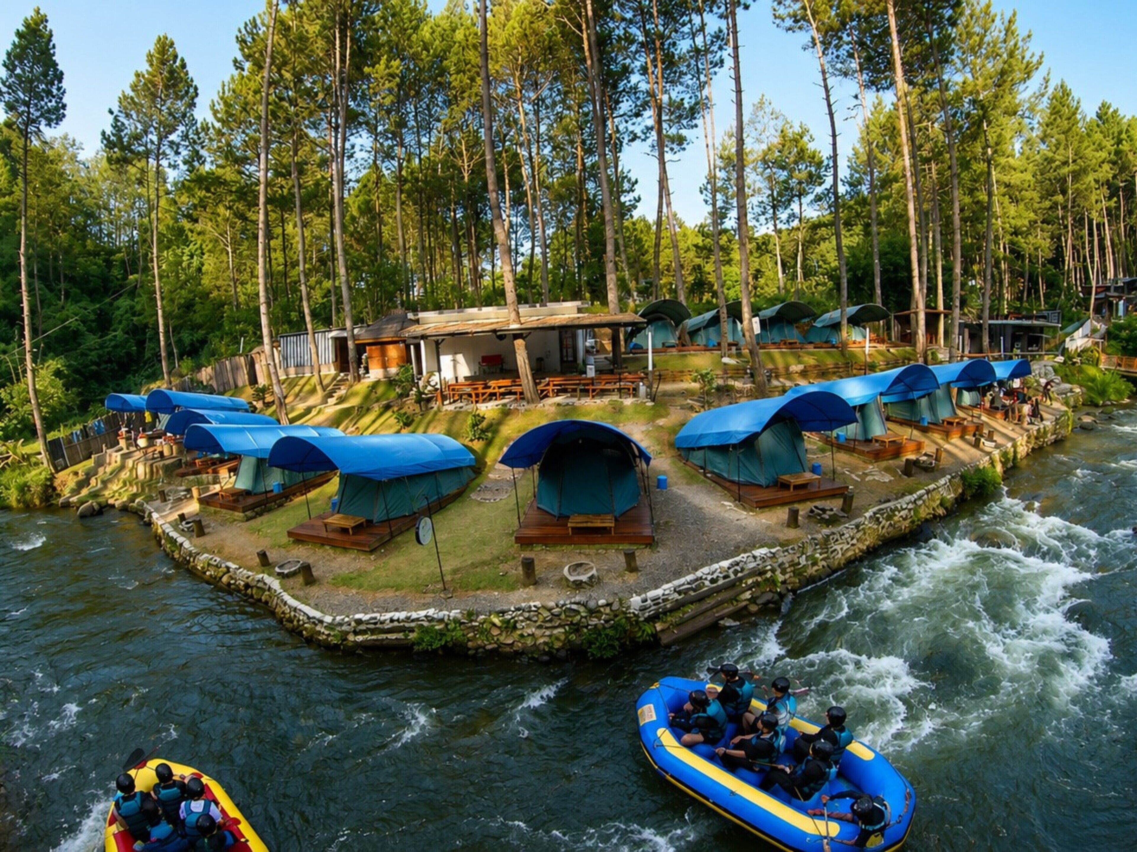 Tent Riverside | Free WiFi