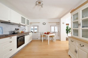 Fridge, oven, stovetop, dishwasher - At the waterwheel East (Eggstätt)