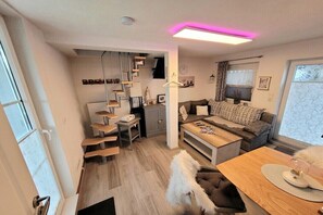 Smart-TV, peis og stereoanlegg