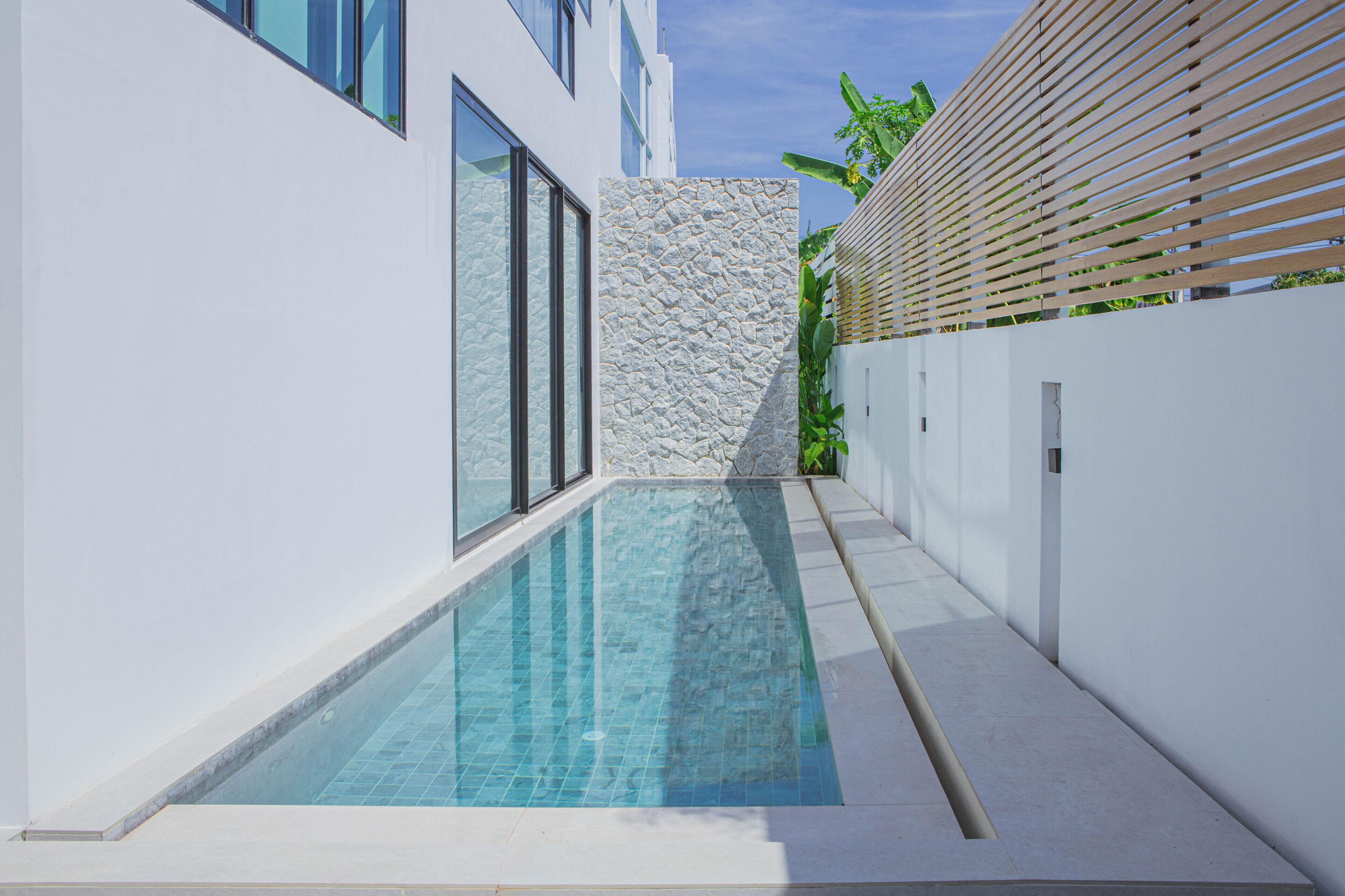 Vila Keluarga, pemandangan kebun | Kolam renang | Kolam renang outdoor