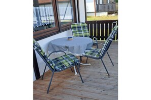 Outdoor dining - Bungalow 50 Air-conditioned (Dipperz-Dörmbach)