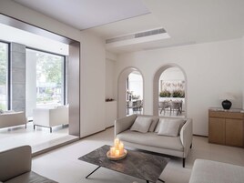 Sala de estar en el lobby