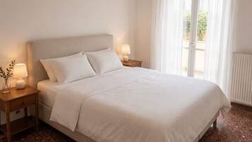 2 habitaciones, cuna de viaje, wifi gratis y ropa de cama