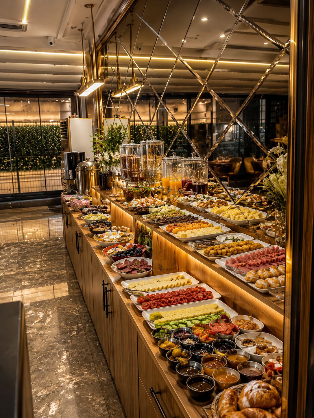 Desayuno buffet incluido todos los días 