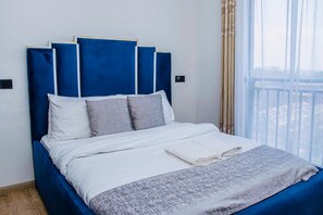 Classic Apartment, Balcony, City View | Desk, laptop workspace, iron/ironing board, free WiFi - Urban Oasis- 3 Bedrooms (Nairobi)