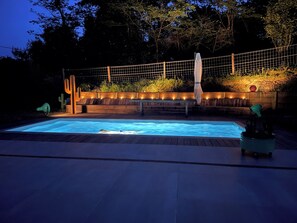 Pool - Maison Cactus - Heated pool, patio, and plancha grill (Bénesse-lès-Dax)