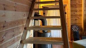 Interior - Beautiful A-Frame Wooden Chalet – Sleeps up to 6 Guests (Borje)
