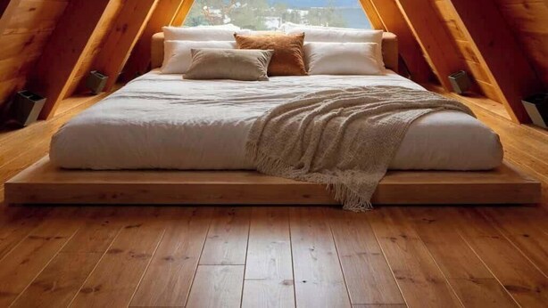 Room - Beautiful A-Frame Wooden Chalet – Sleeps up to 6 Guests (Borje)