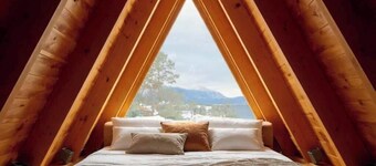 Beautiful A-Frame Wooden Chalet – Sleeps up to 6 Guests