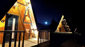 Exterior - Beautiful A-Frame Wooden Chalet – Sleeps up to 6 Guests (Borje)