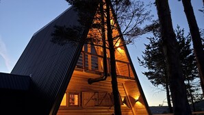 Exterior - Beautiful A-Frame Wooden Chalet – Sleeps up to 6 Guests (Borje)