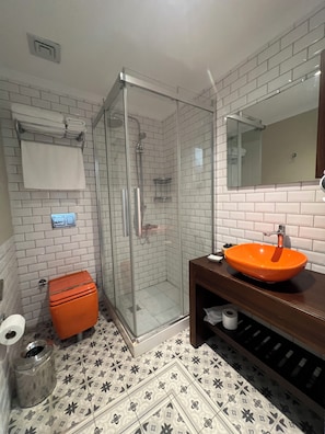 Standard Double Room, Balcony, Garden View | Bathroom - Naturla Doğa Oteli Urla (izmir)